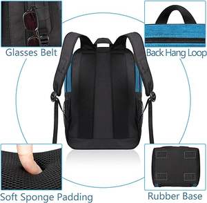 Mochilas Escolares con Diseño de Fútbol, Precio de Fábrica, OEM, Mochilas Clásicas para Estudiantes, Sublimación, Poliéster Negro - Product Image 1