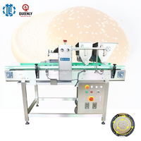 Machine à saupoudrer le sésame industrielle automatique motorisée, vitesse de saupoudrage réglable, acier inoxydable, 1000W, pour pizza, burger, pain