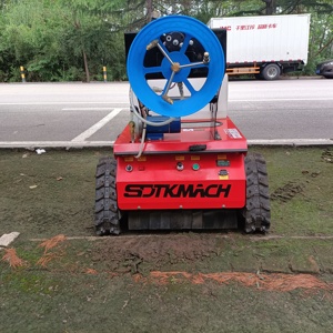 <span class=keywords><strong>Robot</strong></span> <span class=keywords><strong>Raptor</strong></span> Tondeuse à gazon robotisée sans fil 4 temps télécommandée à braquage zéro, de qualité industrielle, à essence - Product Image 3