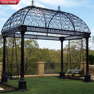 Thời trang cổ điển vườn hình chữ nhật gang <span class=keywords><strong>gazebo</strong></span> - Product Image 3