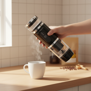 <span class=keywords><strong>Cafetera</strong></span> Portátil Inalámbrica Newle 2026, <span class=keywords><strong>Cafetera</strong></span> de Cápsulas 4 en 1, Mini Espumador de Leche, 20 Bares, con Carga USB - Product Image 2