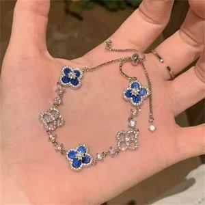 Pulsera <span class=keywords><strong>de</strong></span> Trébol <span class=keywords><strong>de</strong></span> Cuatro Hojas <span class=keywords><strong>de</strong></span> Estilo Clásico al por Mayor <span class=keywords><strong>de</strong></span> Fábrica a Precio Económico con Incrustaciones <span class=keywords><strong>de</strong></span> Circonita y Dije <span class=keywords><strong>de</strong></span> Flor <span class=keywords><strong>de</strong></span> Nácar - Product Image 6