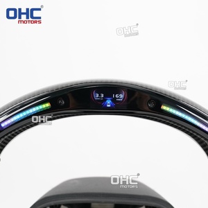 Volante Deportivo de Fibra de Carbono con LED de Colores Inteligentes para Charger Durango Hellcat 2015+ (Sin Calefacción), Disponible en EE. UU. - Product Image 3