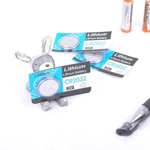 Batería de botón de litio CR2032 plateada de 3V con certificación CCC para reloj, audífono, control remoto, llave, báscula electrónica, repuesto - Product Image 4