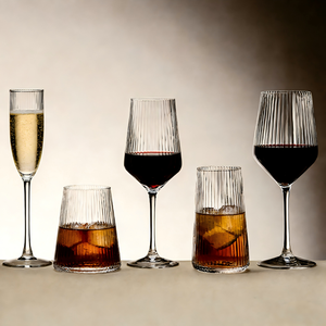 Verres à <span class=keywords><strong>vin</strong></span> rouge et à champagne élégants et vintage, verres à dîner en <span class=keywords><strong>verre</strong></span> transparent - Product Image 5