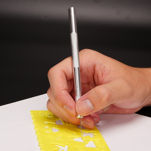 ZHENGYE Precision Stainless Steel 40mm Blade 8mm Width Hobby DIY Art <strong>Craft</strong> <strong>Knife</strong> Carving Nicking Tool Pen Account <strong>Knife</strong> 5 Blades - Product Image 4