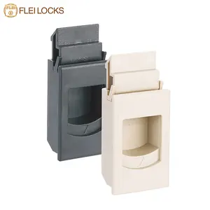 ABS 塑料工业设备拉手橱柜拉手嵌入式滑锁
