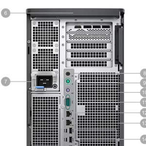 Station de travail tour OriginalPrecision T7960 avec processeur de W5-3475 Intel Xeon 128G Ram sans disque dur RTX 5000ADA Gpu Station de travail PC - Product Image 6