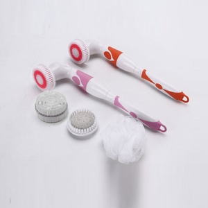 Brosse de massage électrique rotative à long manche pour douche et bain, en plastique, confortable, en promotion - Product Image 1