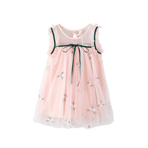 Nouvelles robes de demoiselle d'honneur pour filles, robes de bébé, robes d'anniversaire, production de qualité supérieure, dernières tendances, achat direct auprès d'un fournisseur chinois pour l'été - Product Image 1