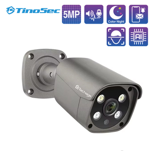 Caméra IP de sécurité extérieure Tinosec avec vision nocturne 5MP, audio bidirectionnel 2K, caméra de sécurité domestique CCTV - Product Image 1