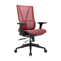 Fauteuil de bureau ergonomique Beston moderne en maille avec dossier mi-haut et design pivotant réglable pour la maison/le bureau, Guangdong