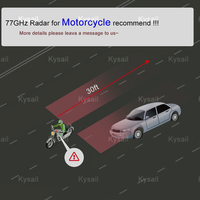 Sistema Universal de Detección de Punto Ciego BSD de 77 GHz para Asistencia al Cambio de Carril en Passat y Polo, Sensor de Advertencia de Seguridad para Cambio de Carril