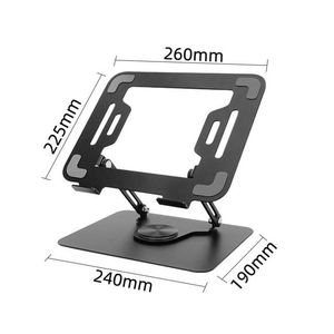 X523-1P5 Metal Adjustable Height Tablet <b>PC</b> <b>Stand</b> with 360 Degree Rotation for 10-17.3 Inch Desktop Use - Product Image 4
