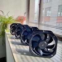 Ventilateur axial carré en aluminium de 225 mm pour le refroidissement des armoires électriques (vente en gros)