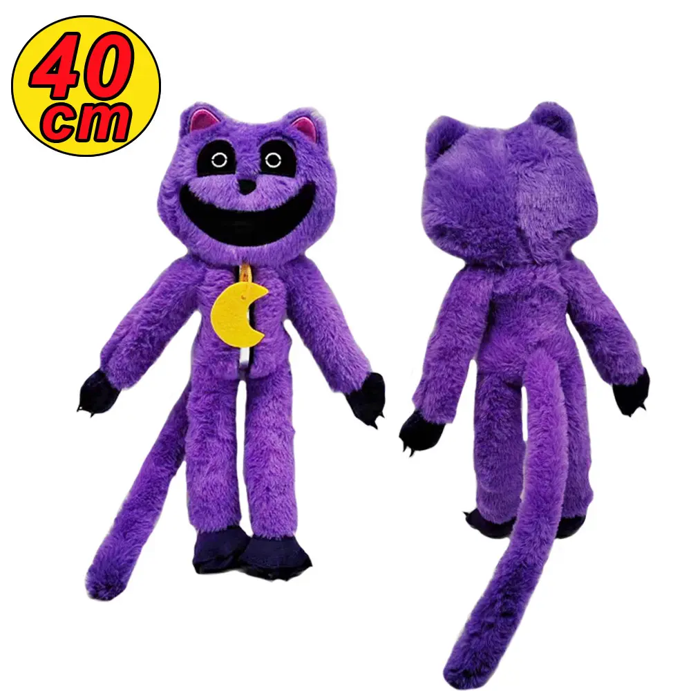In Stock New Toys 2024 Smiles Critters Plushies Stuffed Animal Toys Purple Cats Peluches Catnap Plush Toy