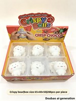 Fabricant en gros de jouets en caoutchouc souple texturés en forme de boule de savon, les plus vendus