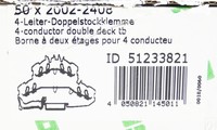 Terminale a doppio ponte a 4 conduttori Plc 44x 2002-2408 20022408 51233821 - non utilizzato - per prodotto in garanzia