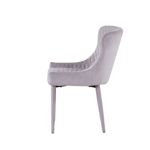 Silla de comedor moderna de tela de terciopelo, muebles de buena calidad para restaurante y recepción - Product Image 3