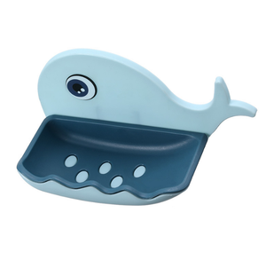 2023 SY salle de bain cuisine étagère murale <span class=keywords><strong>avec</strong></span> adhésif fort mignon plateau sans poinçon <span class=keywords><strong>porte</strong></span>-<span class=keywords><strong>savon</strong></span> baleine - Product Image 6