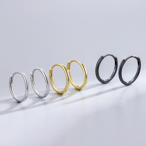 Pendientes de Aro para mujer, pequeños pendientes de cartílago Helix <span class=keywords><strong>Daith</strong></span> Tragus Huggie para <span class=keywords><strong>hombre</strong></span>, <span class=keywords><strong>Piercing</strong></span>, joyería, aros para las orejas - Product Image 3