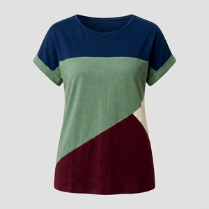 Camiseta de Cuello Redondo para Mujer, Venta Directa de Fábrica, Servicio OEM, Transpirable, de Secado Rápido, Ligera, para Verano - Product Image 1