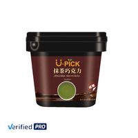Pâte à tartiner au chocolat saveur matcha 2 kg : Essentiel culinaire B2B pour gâteaux, pâtisseries, glaces et garnitures/trempettes
