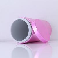 Pot de poudre de protéine en plastique chromé doré de 1L 900ml personnalisé récipient de supplément nutritionnel pour le sport emballage de capsule avec couvercle