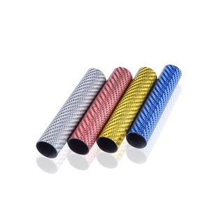 1 "31mm x 35mm x 400mm 500mm 1000mm RC Phần 3K màu sợi carbon ống tay áo ống cho chuyên nghiệp multicopter Quadcopter - Product Image 3