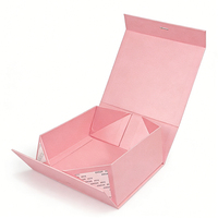 Boîte cadeau pliable en papier exquise en forme de livre, emballage écologique pour bijoux, parfums, rouges à lèvres, savons, fleurs