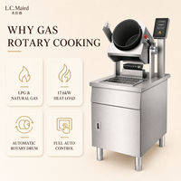 Machine de cuisson verticale rotative intelligente à gaz, wok automatique à tambour G30DAS, équipement de cuisine commercial