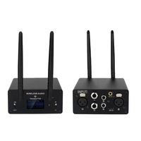 Émetteur-récepteur audio sans fil AUX XLR RCA 3.5 6.35 6.5 pour microphone DMX Hi-Fi, portée 100M, 1 émetteur vers plusieurs récepteurs pour haut-parleurs