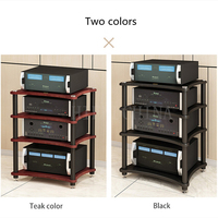 LTZ-03 Soporte para Altavoz de Audio HiFi, Reproductor de CD, Amplificador, Preamplificador, Decodificador, Estante, Trípode, Base con Amortiguador de Impactos