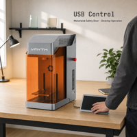 Graveur laser UV de bureau 355nm 5W pour verre, cristal, marquage 3D interne 70x70mm, imprimante laser, machine de gravure laser pour métal, usage domestique