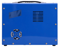 Pcp 12v 4500Psi 300Bar 30mpa Compresseur d'air portable PCP Pompe haute pression Adaptateur secteur intégré et ventilateur Auto-stop Plongée
