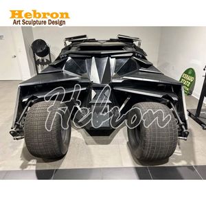 Escultura de Coche de <span class=keywords><strong>Batman</strong></span> a Tamaño Real, Personalizada de Fábrica, Escultura de Metal Reciclado, Modelo de Coche Artístico para Colección y Exhibición de Entusiastas de Autos - Product Image 5