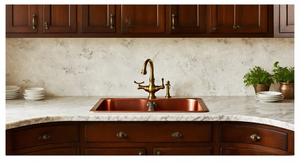 FREE SAMPLE 100% Vietnam Artificial Quartz Fantasy Calacatta Big Slab Modern Hotel Kitchen Bathroom Vanity Top Countertop - Product Image 3