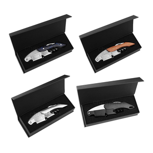 Excellent tire-bouchon en acier inoxydable pour <span class=keywords><strong>vin</strong></span> <span class=keywords><strong>rouge</strong></span>, ouvre-<span class=keywords><strong>bouteille</strong></span> en bois et tire-bouchon à manche en bois, ouvre-<span class=keywords><strong>vin</strong></span> en bois - Product Image 1