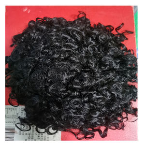 Parrucchino per <span class=keywords><strong>Uomo</strong></span> in Pizzo Francese, Capelli Remy Naturali Ricci Ondulati 8x10, Sistema di Sostituzione Capelli Artificiali Indiani - Product Image 6