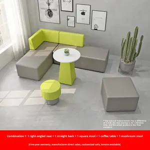 Société moderne et hôtel réception stand de réception bureau et loisirs <span class=keywords><strong>canapé</strong></span> ensemble pour négociations commerciales pour salon - Product Image 6