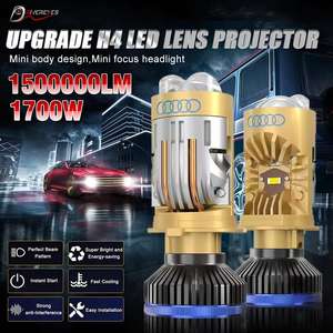 หลอดไฟ LED H4 สำหรับ <span class=keywords><strong>Pajero</strong></span> <span class=keywords><strong>Mini</strong></span> T8 Pro พร้อมเลนส์โปรเจคเตอร์ Bi LED  ไฟหน้า 6500lm 85w แสงสีขาว สำหรับ Toyota Noah 2001 - Product Image 2