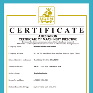 Phòng thí nghiệm nhỏ mục tiêu duy nhất Plasma DC / RF sputter Coater magnetron phún xạ lớp phủ máy - Product Image 3