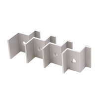 Kit de montage de toit en aluminium Corigy Supports solaires Pince d'extrémité morte moyenne Pinces d'extrémité de panneau solaire