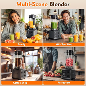 Blender et robot culinaire 3-en-1 pour smoothies et shakes, 1500W (32000 tr/min) – Mixeurs professionnels pour la cuisine - Product Image 6