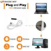 Nouvelle Arrivée 2mp Cmos Capteur 30Fps 60 Degrés Mini Diamètre 8mm Micro Endoscope Caméra Module Endoscopique