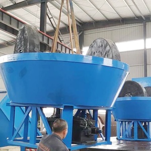 Zoomjo เครื่องบดทองแบบเปียกกระทะบดพร้อมมอเตอร์ AC 0.2-0.3 TPH ความจุสำหรับขายในแอฟริกาใต้ - Product Image 3