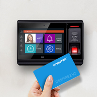 Civintec 7" Touch Screen Android SDK Punch Card Time Attendance System Biometric Machine with Optional WiFi 4G Function