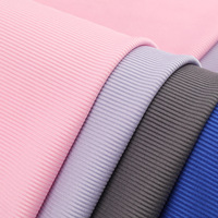 Tela de Punto Jacquard Satinado 5x2, 85% Poliéster, 15% Elastano, 170 GSM, Elástica en 4 Direcciones, Transpirable, para Ropa Deportiva, Yoga y Actividades para Niñas