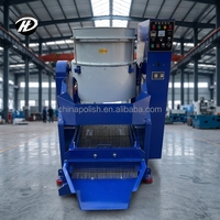 Machine de polissage centrifuge à disque Hengda, moteur, capacité 120L, boucle en Zamak, finition miroir de précision, matériau en acier