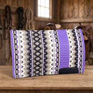 Nouvelle couverture de selle en feutre de laine de Nouvelle-Zélande pour cheval, design de qualité supérieure, style western, tapis d'équitation tressé avec doublure en tissu - Product Image 2